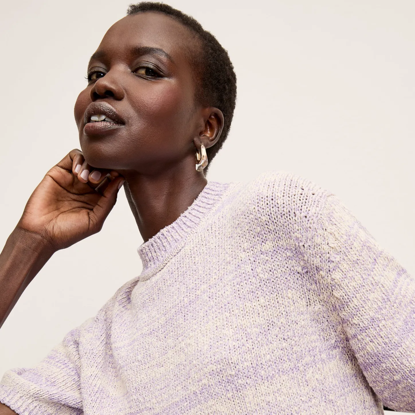 M.M.LaFleur Tops|The Alexis Top - Knit Boucle
