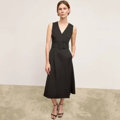 M.M.LaFleur Dresses|Suiting|The Angel Dress - Washable Wool Twill