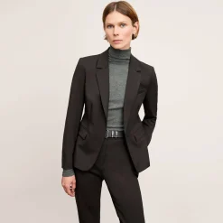 M.M.LaFleur T-Shirts|The Axam Turtleneck - Organic Ribbed Pima Cotton