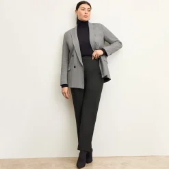 M.M.LaFleur Tops|The Axam Turtleneck - Ribbed Pima Cotton