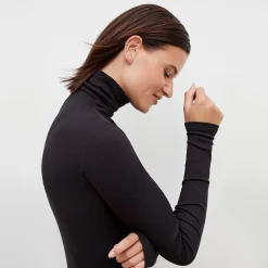 M.M.LaFleur Tops|The Axam Turtleneck - Ribbed Pima Cotton