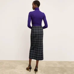 M.M.LaFleur T-Shirts|The Axam Turtleneck - Ribbed Pima Cotton
