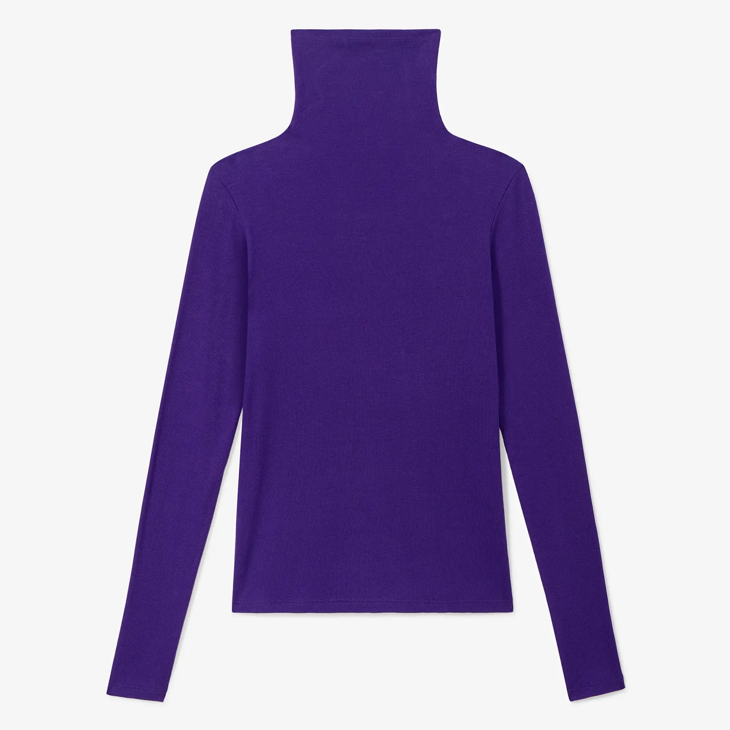 M.M.LaFleur T-Shirts|The Axam Turtleneck - Ribbed Pima Cotton