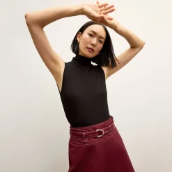 M.M.LaFleur Skirts|The Bodhi Skirt - Contrast Stitch Eco Better Than Denim