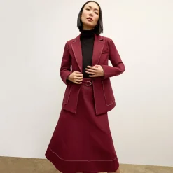 M.M.LaFleur Skirts|The Bodhi Skirt - Contrast Stitch Eco Better Than Denim