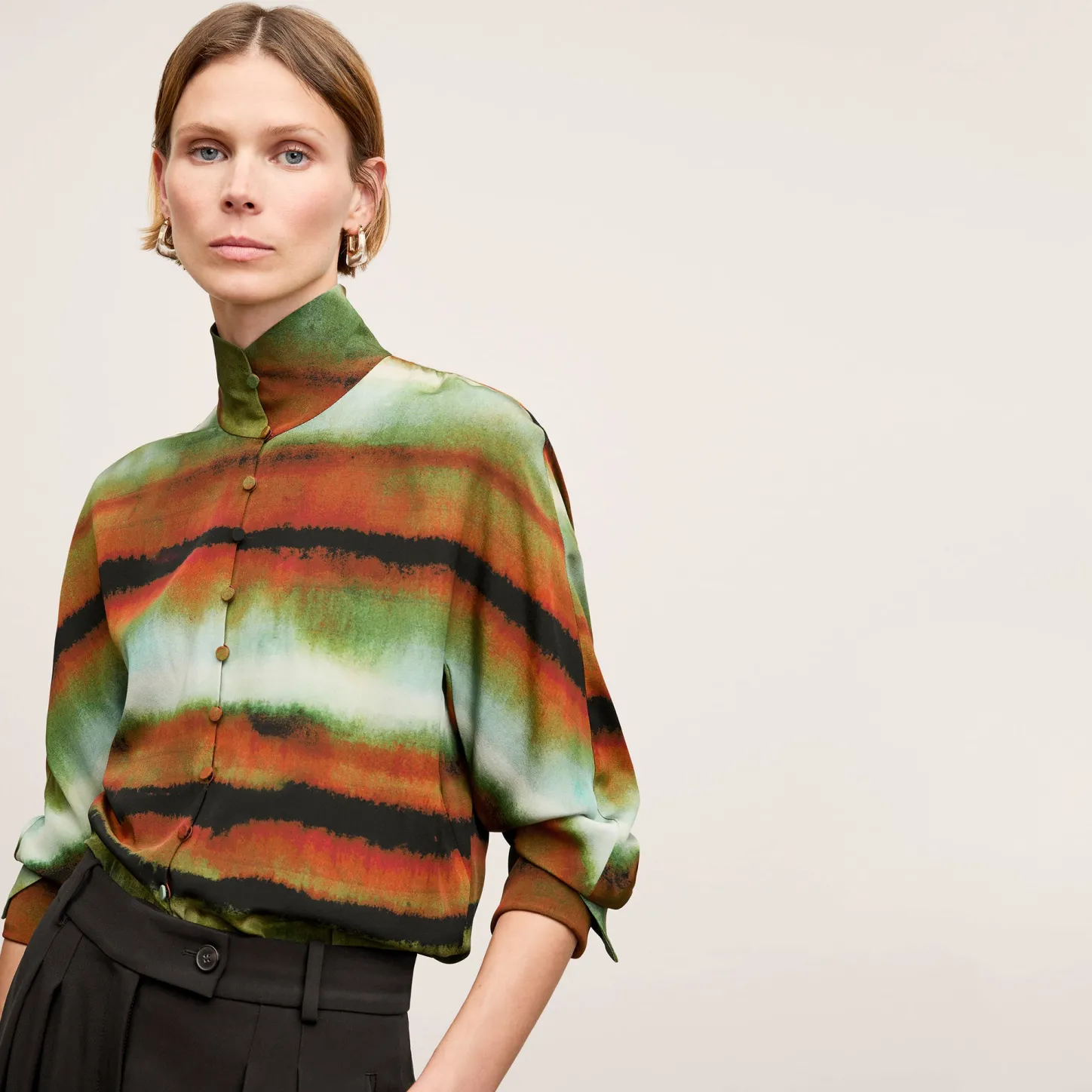 M.M.LaFleur Tops|The Bridget Top - Washable Silk