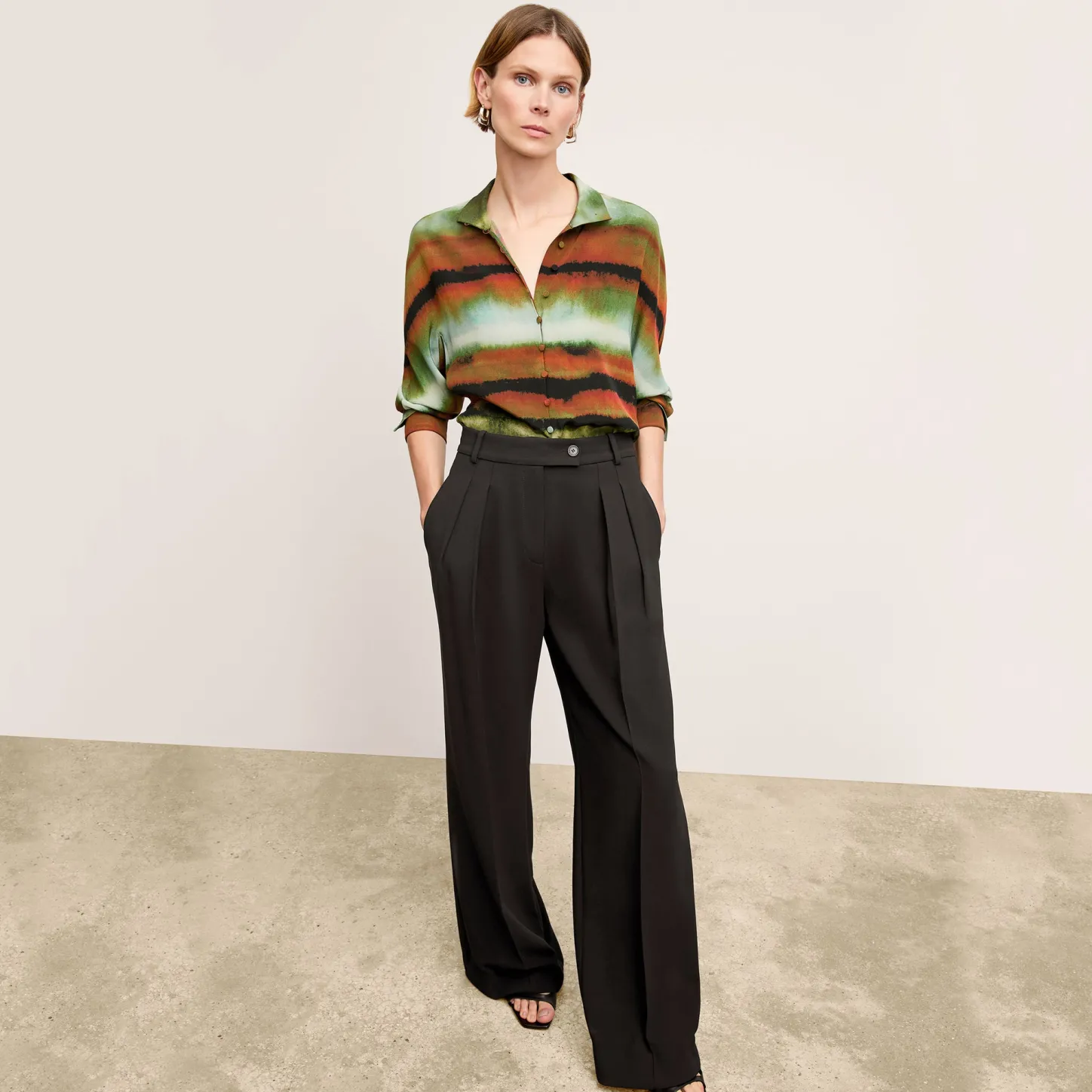 M.M.LaFleur Tops|The Bridget Top - Washable Silk