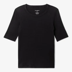 M.M.LaFleur Tops|T-Shirts|The Chana T-Shirt - Organic Ribbed Pima Cotton