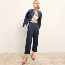 M.M.LaFleur Pants|The Christy Pant - Stretch Denim Suiting