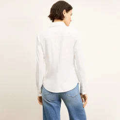 M.M.LaFleur Tops|The Clemens Top - Knit Poplin