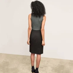 M.M.LaFleur Suiting|The Cobble Hill Skirt - Washable Wool Twill