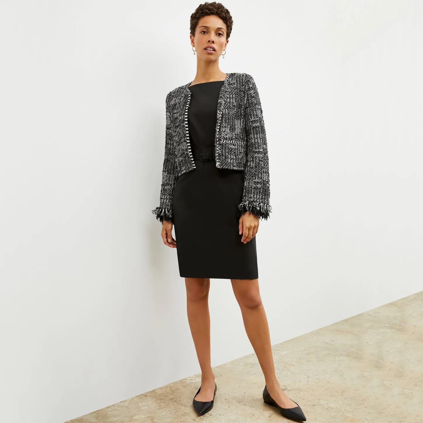 M.M.LaFleur Suiting|The Cynthia Dress - Washable Wool Twill