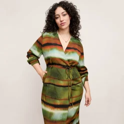 M.M.LaFleur Dresses|The Deana Dress - Printed Washable Silk