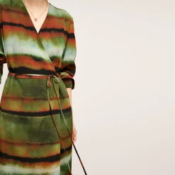 M.M.LaFleur Dresses|The Deana Dress - Printed Washable Silk
