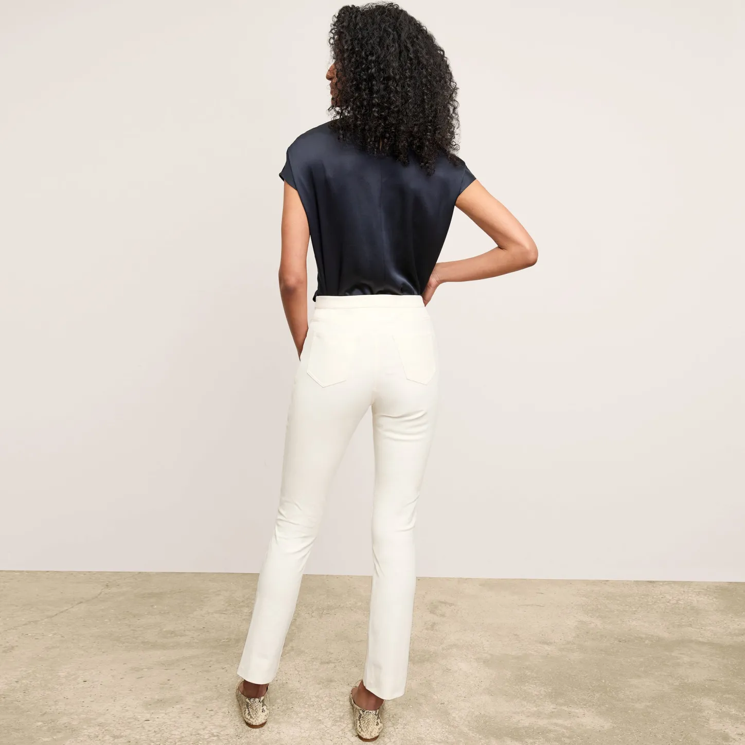 M.M.LaFleur Tops|The Didion Top - Washable Silk Charmeuse