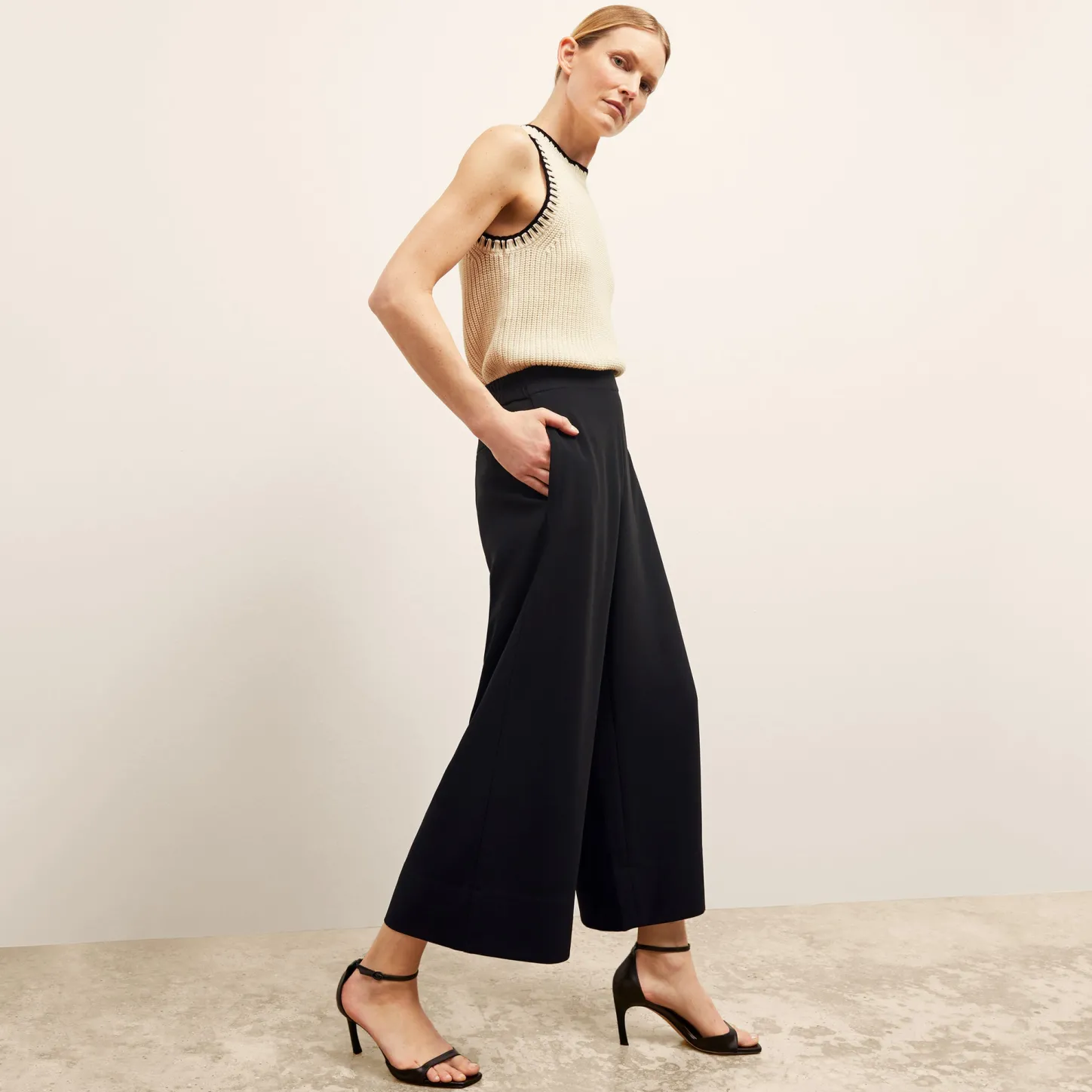M.M.LaFleur Suiting|The Elena Travel Culotte - Everyday Crepe