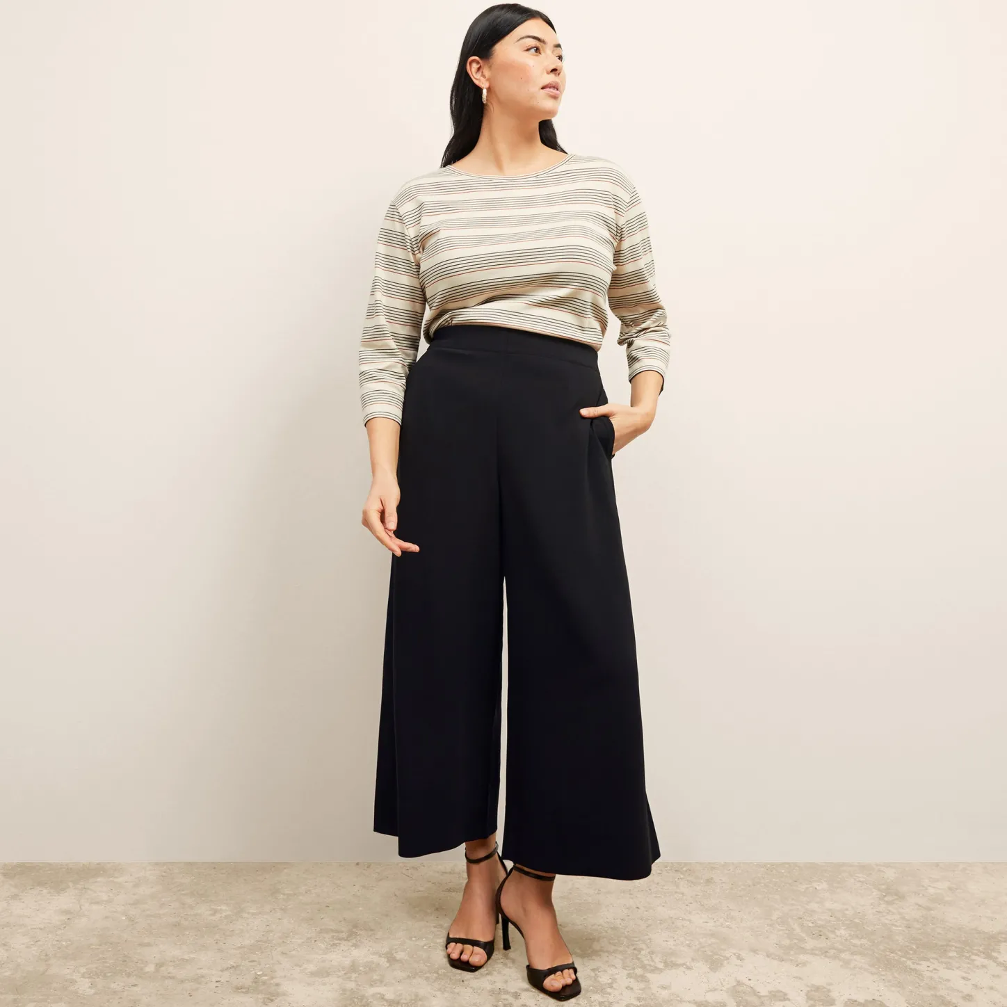 M.M.LaFleur Suiting|The Elena Travel Culotte - Everyday Crepe
