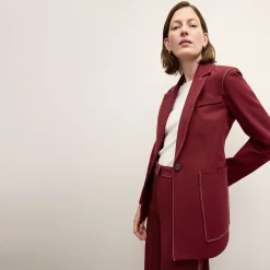 M.M.LaFleur Jackets|Suiting|The Grenville Jacket - Contrast Stitch Eco Better Than Denim