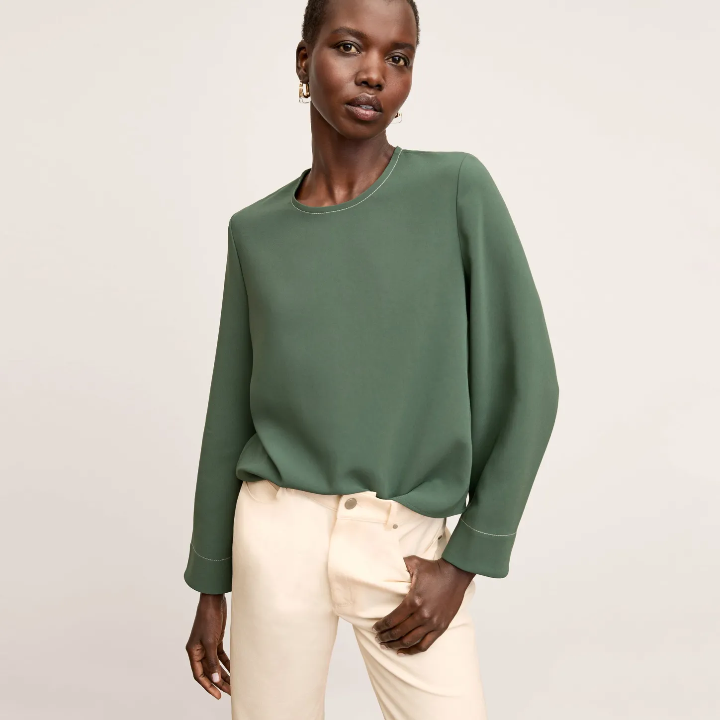 M.M.LaFleur Tops|The Jules Top - Everyday Crepe