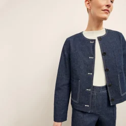 M.M.LaFleur Jackets|The Kane Jacket - Stretch Denim Suiting