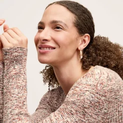 M.M.LaFleur Tops|The Kiko Cardigan - Space Dye Rib Knit