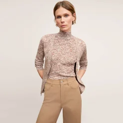 M.M.LaFleur Tops|The Koa Turtleneck - Space Dye Rib Knit