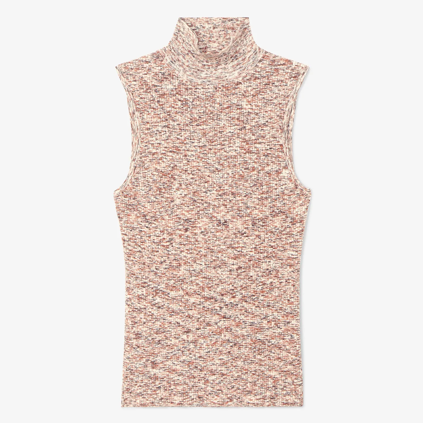 M.M.LaFleur Tops|The Koa Turtleneck - Space Dye Rib Knit