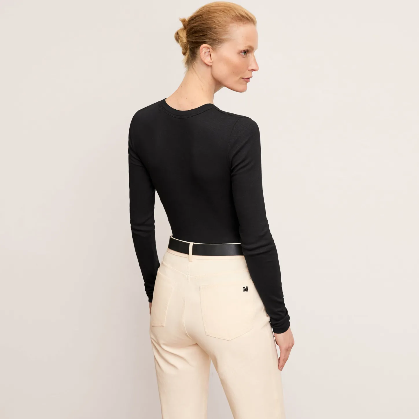 M.M.LaFleur T-Shirts|The Malley Top - Organic Ribbed Pima Cotton