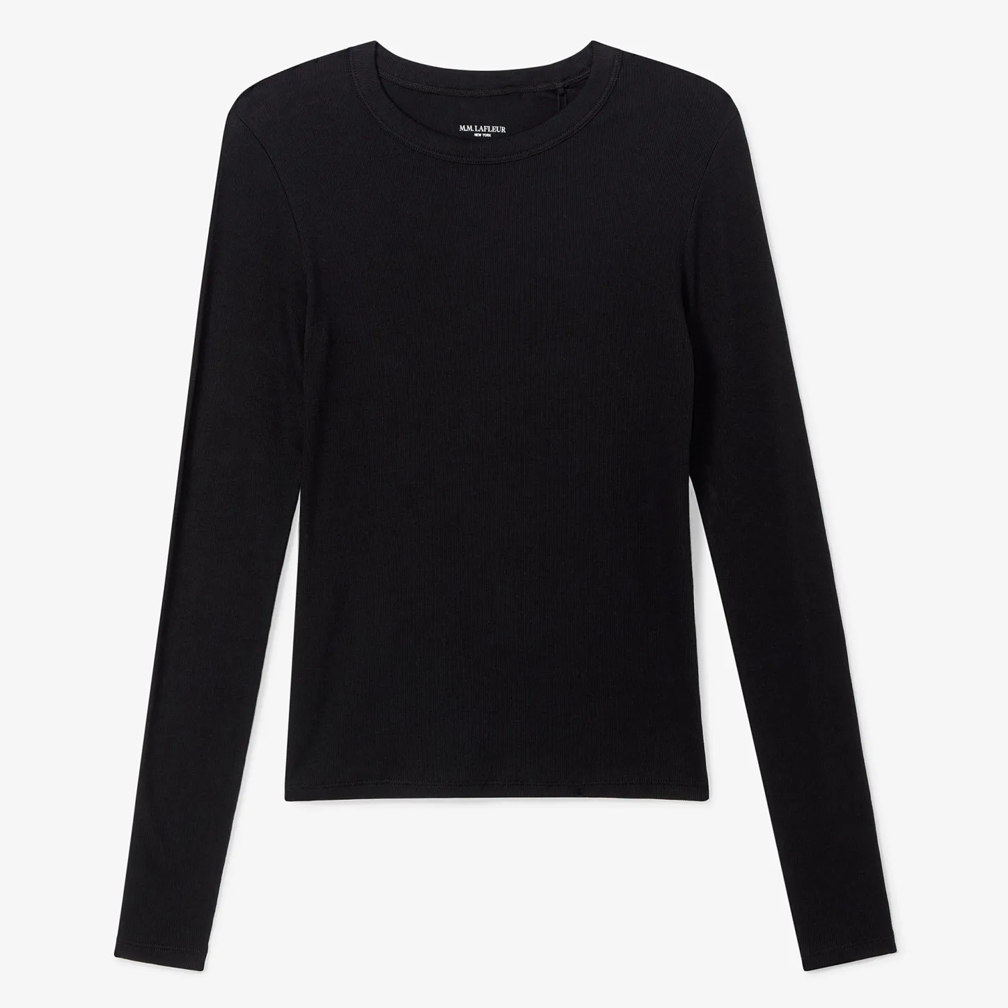 M.M.LaFleur T-Shirts|The Malley Top - Organic Ribbed Pima Cotton