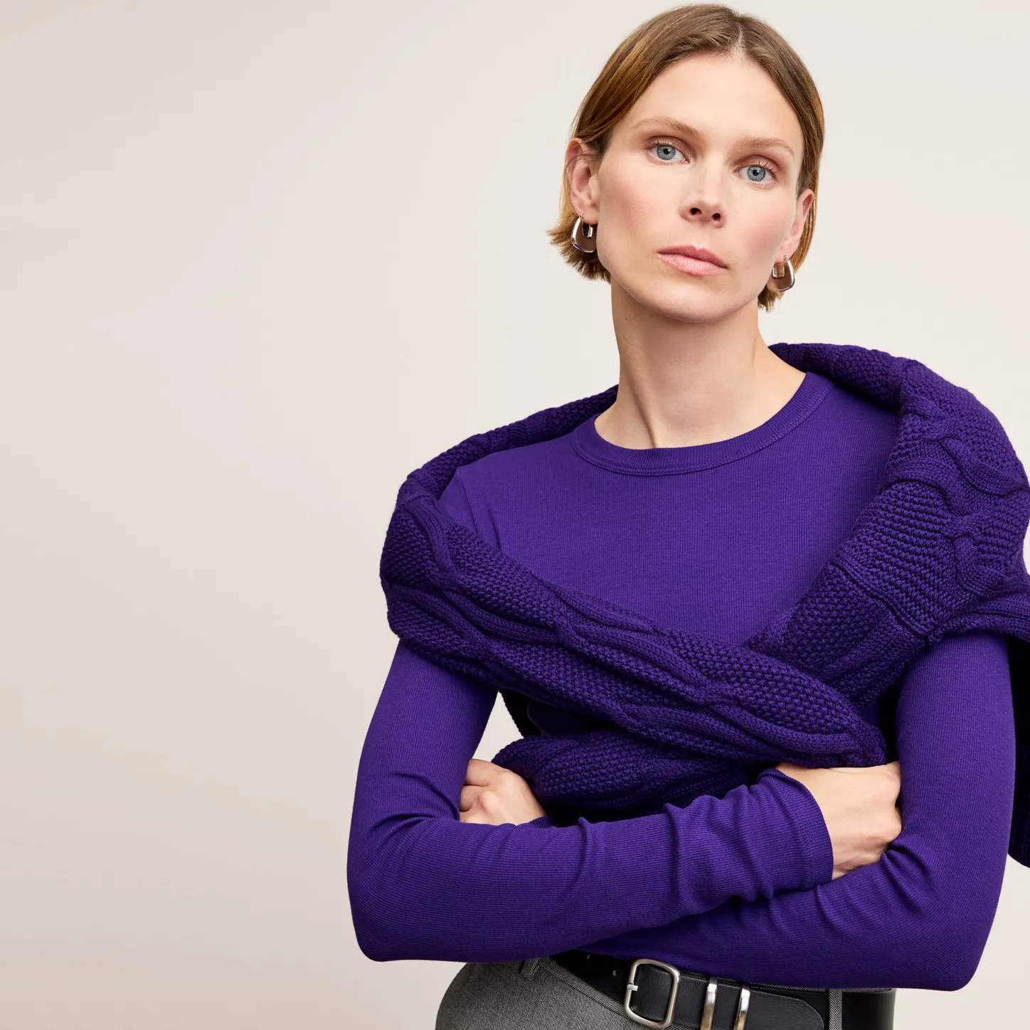 M.M.LaFleur Tops|The Malley Top - Organic Ribbed Pima Cotton