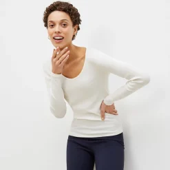 M.M.LaFleur Tops|T-Shirts|The Marcia T-Shirt - Ribbed Pima Cotton