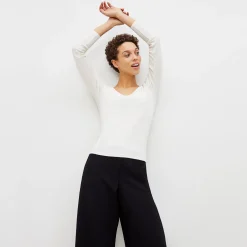 M.M.LaFleur Tops|T-Shirts|The Marcia T-Shirt - Ribbed Pima Cotton