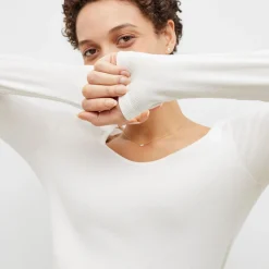M.M.LaFleur Tops|T-Shirts|The Marcia T-Shirt - Ribbed Pima Cotton