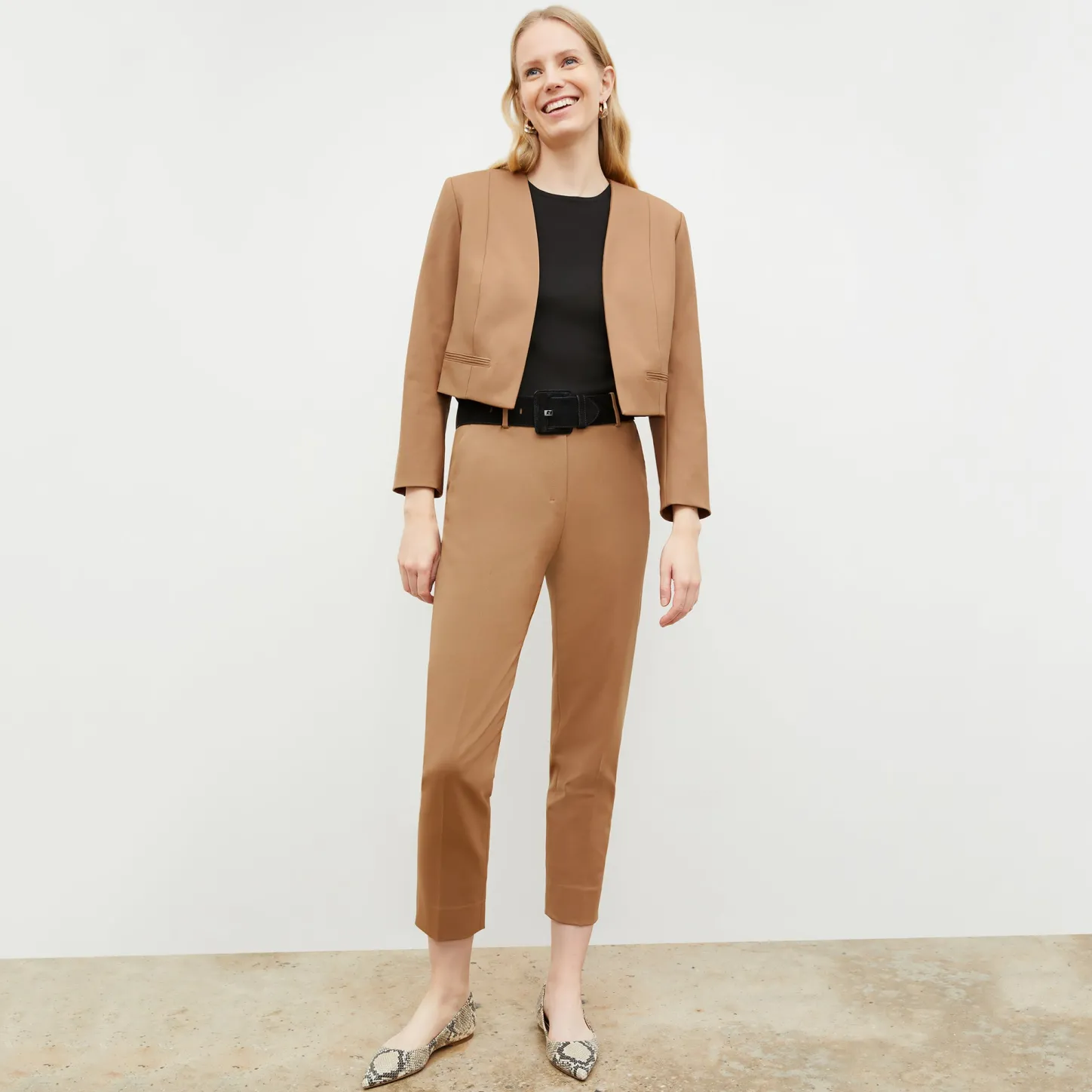M.M.LaFleur T-Shirts|The Mejia Pant - Washable Wool Twill