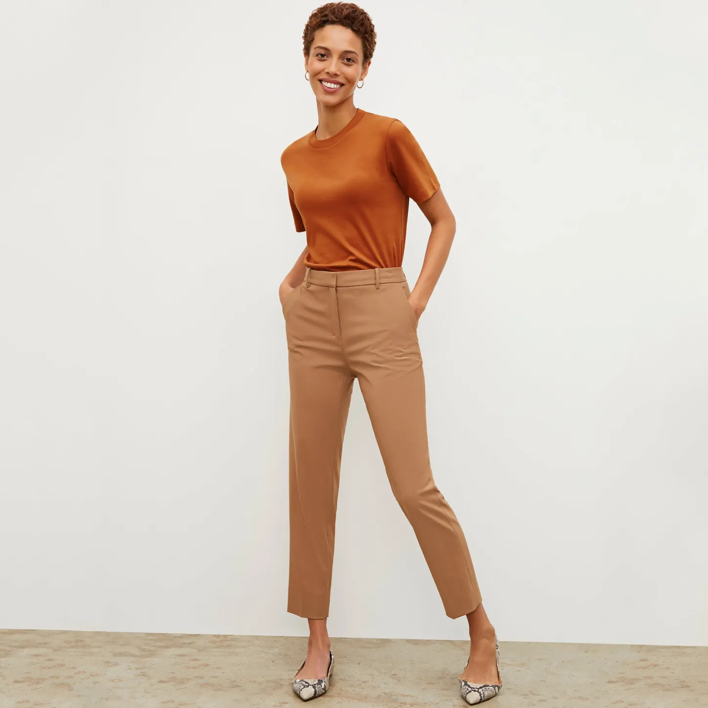 M.M.LaFleur T-Shirts|The Mejia Pant - Washable Wool Twill