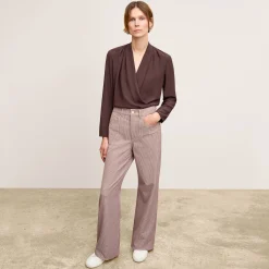 M.M.LaFleur Suiting|The Milo Wide-Leg Jean - Stretch Twill