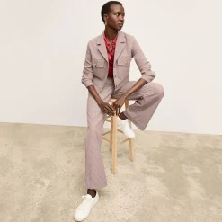 M.M.LaFleur Suiting|The Milo Wide-Leg Jean - Stretch Twill