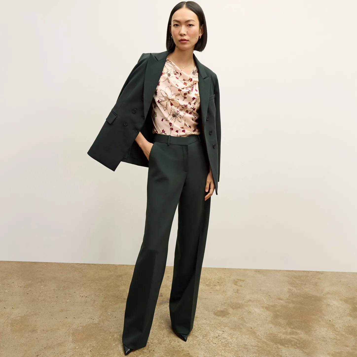 M.M.LaFleur Tops|The Nora Top - Washable Silk Charmeuse