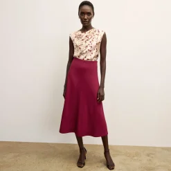 M.M.LaFleur Tops|The Nora Top - Washable Silk Charmeuse