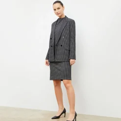 M.M.LaFleur Suiting|The O'Hara Blazer - Stretch Houndstooth