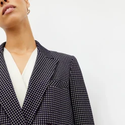M.M.LaFleur Suiting|The O'Hara Blazer - Stretch Houndstooth