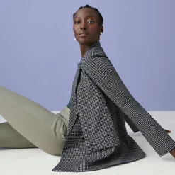 M.M.LaFleur Suiting|The O'Hara Blazer - Stretch Houndstooth