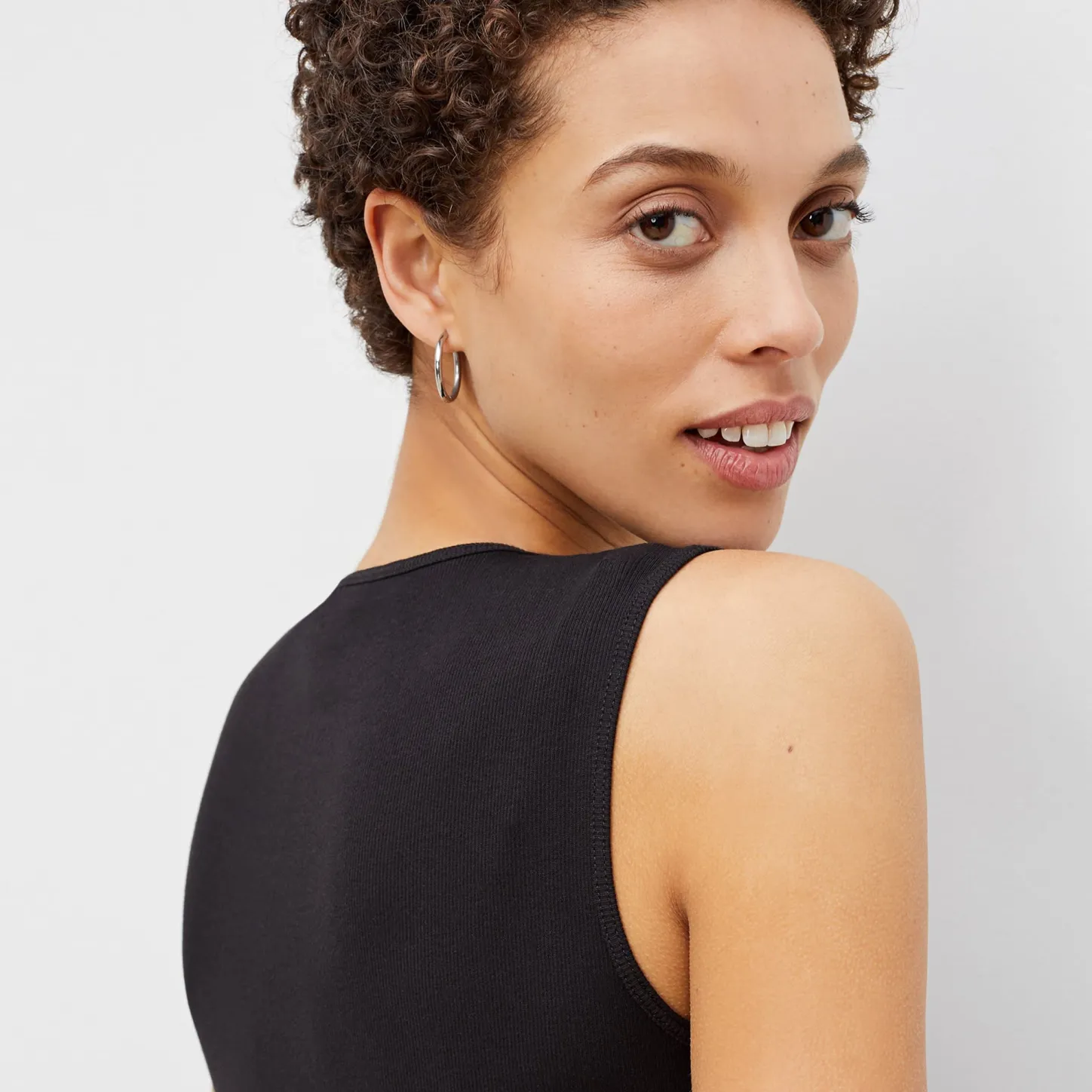 M.M.LaFleur T-Shirts|The Paige Tank - Organic Ribbed Pima Cotton
