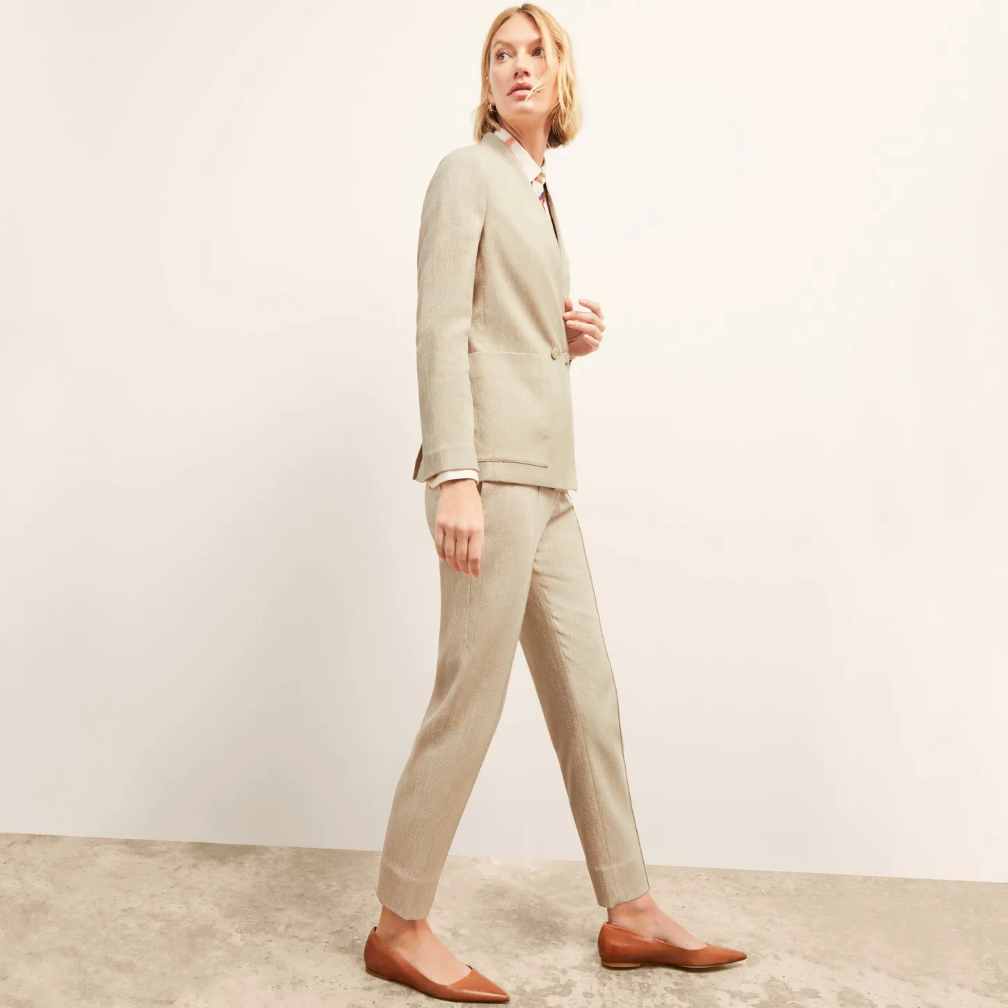 M.M.LaFleur Pants|The Pearl Pant - Cotton Tweed