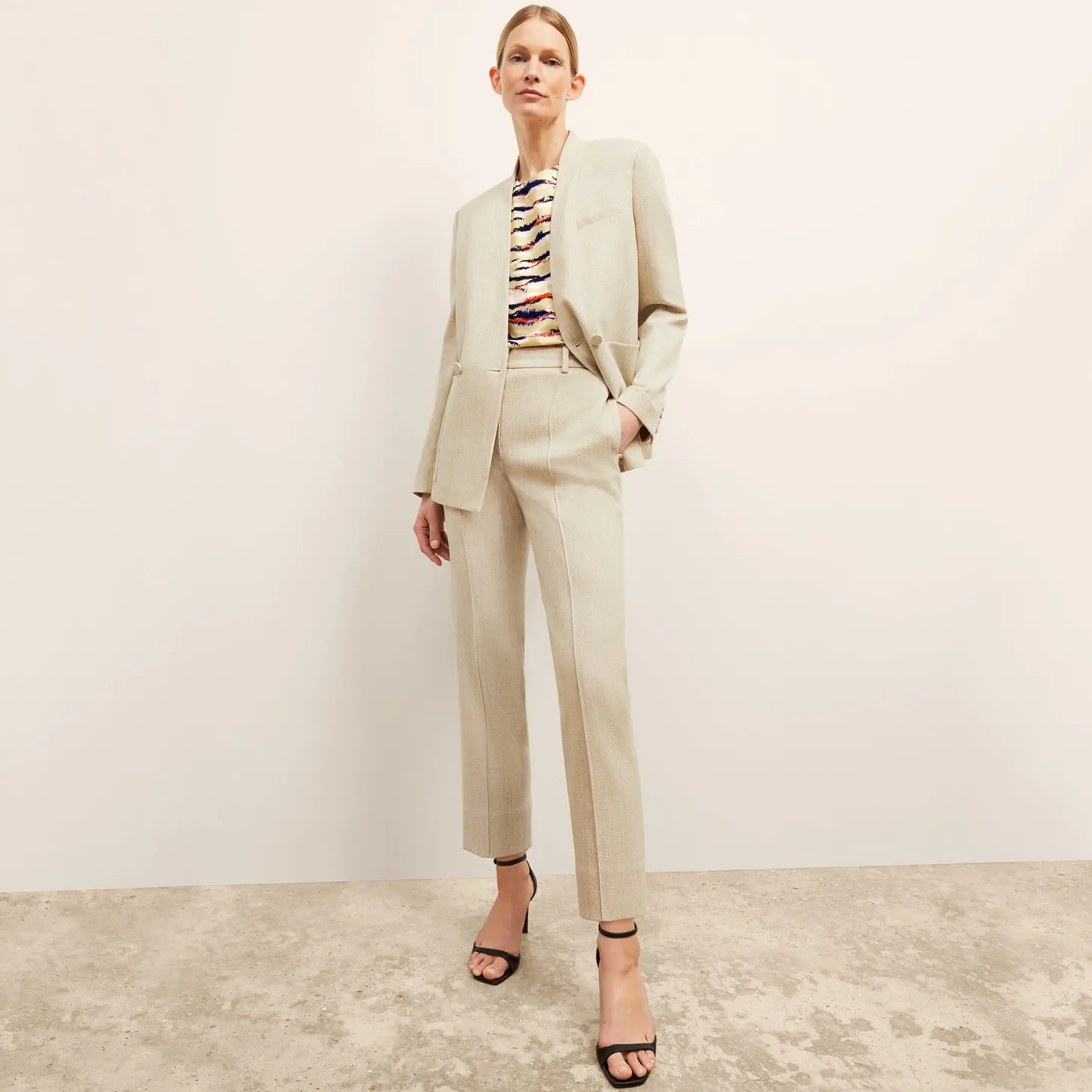 M.M.LaFleur Pants|The Pearl Pant - Cotton Tweed