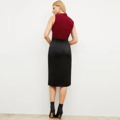 M.M.LaFleur Skirts|The Penny Skirt - Everyday Satin