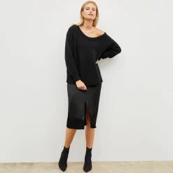 M.M.LaFleur Skirts|The Penny Skirt - Everyday Satin