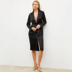 M.M.LaFleur Skirts|The Penny Skirt - Everyday Satin