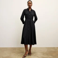 M.M.LaFleur Dresses|The Pepper Dress - Washable Silk Top Stitch