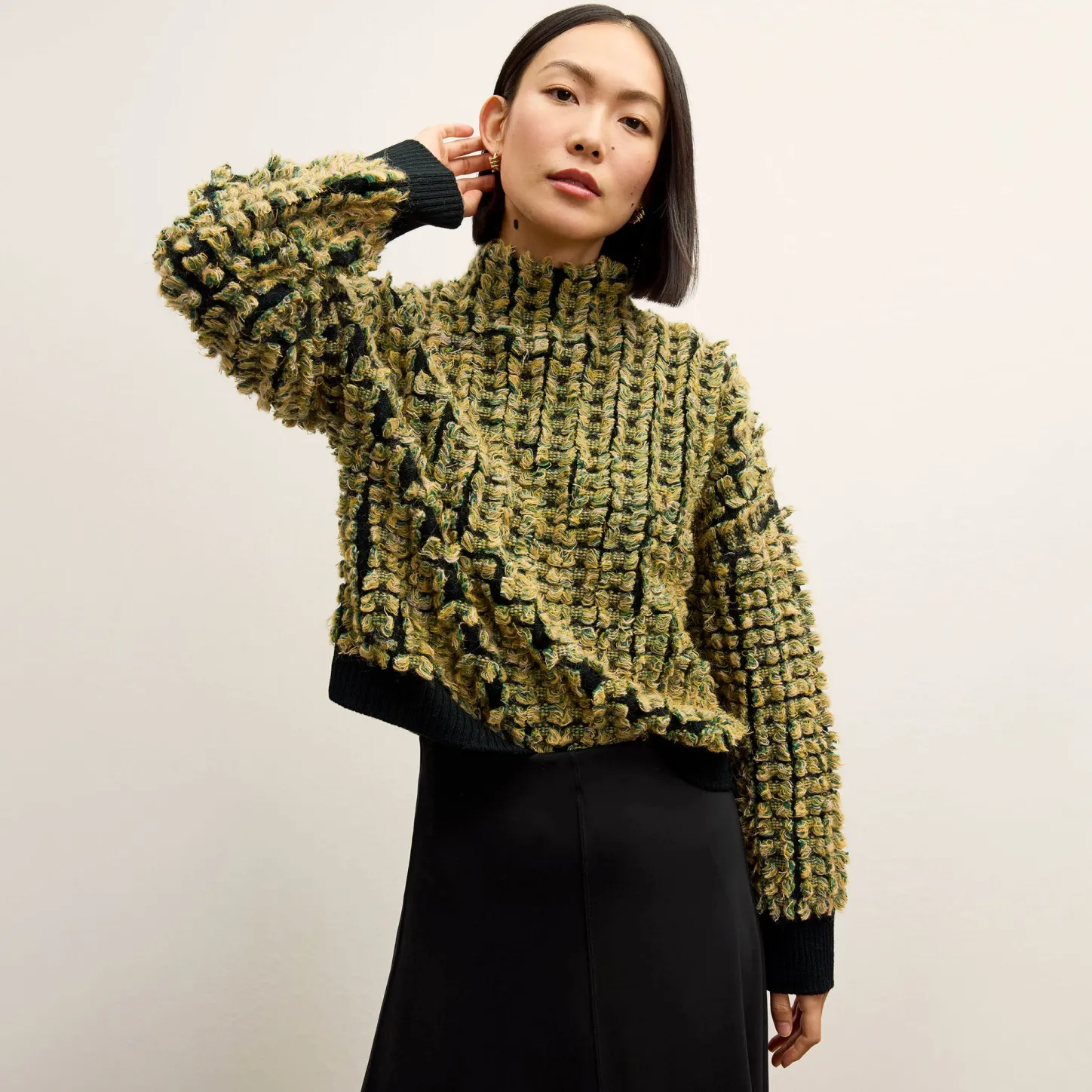 M.M.LaFleur Sweaters|The Rajni Sweater - Pom Pom Knit